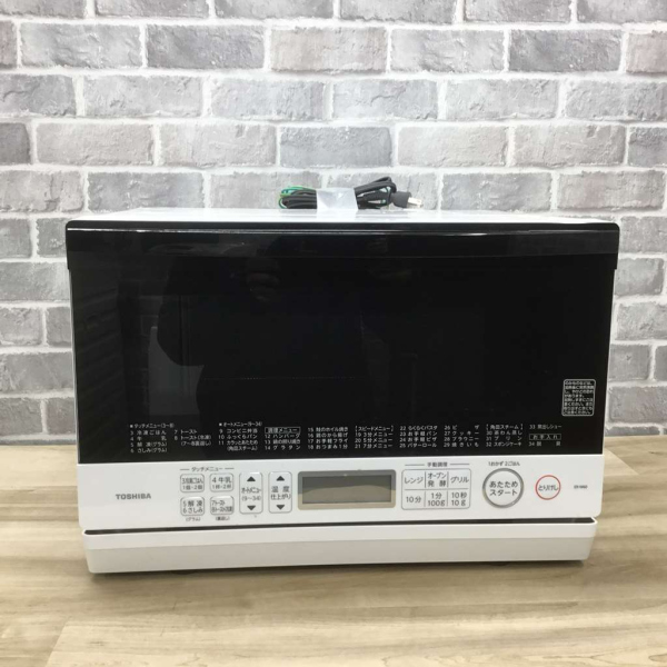 東芝 / TOSHIBAスチームオーブンレンジ 1000W 23L 【石窯ドーム】 ｜ER-W60(W)｜中古家電の専門店ハッピー