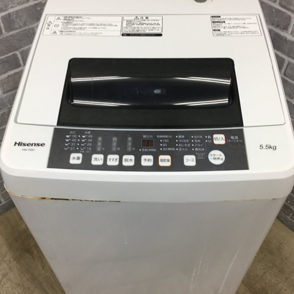 ハイセンス / Hisense全自動洗濯機 5.5kg ｜HW-T55C｜中古家電の専門店ハッピー