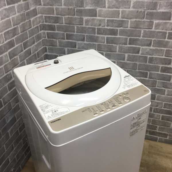 東芝 / TOSHIBA全自動洗濯機 5.0kg ｜AW-5G8(W)｜中古家電の専門店ハッピー