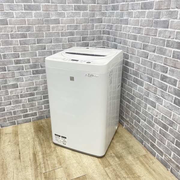 SHARP 洗濯機 4.5kg 2016年製ES-G45RC-W シャープ - 洗濯機